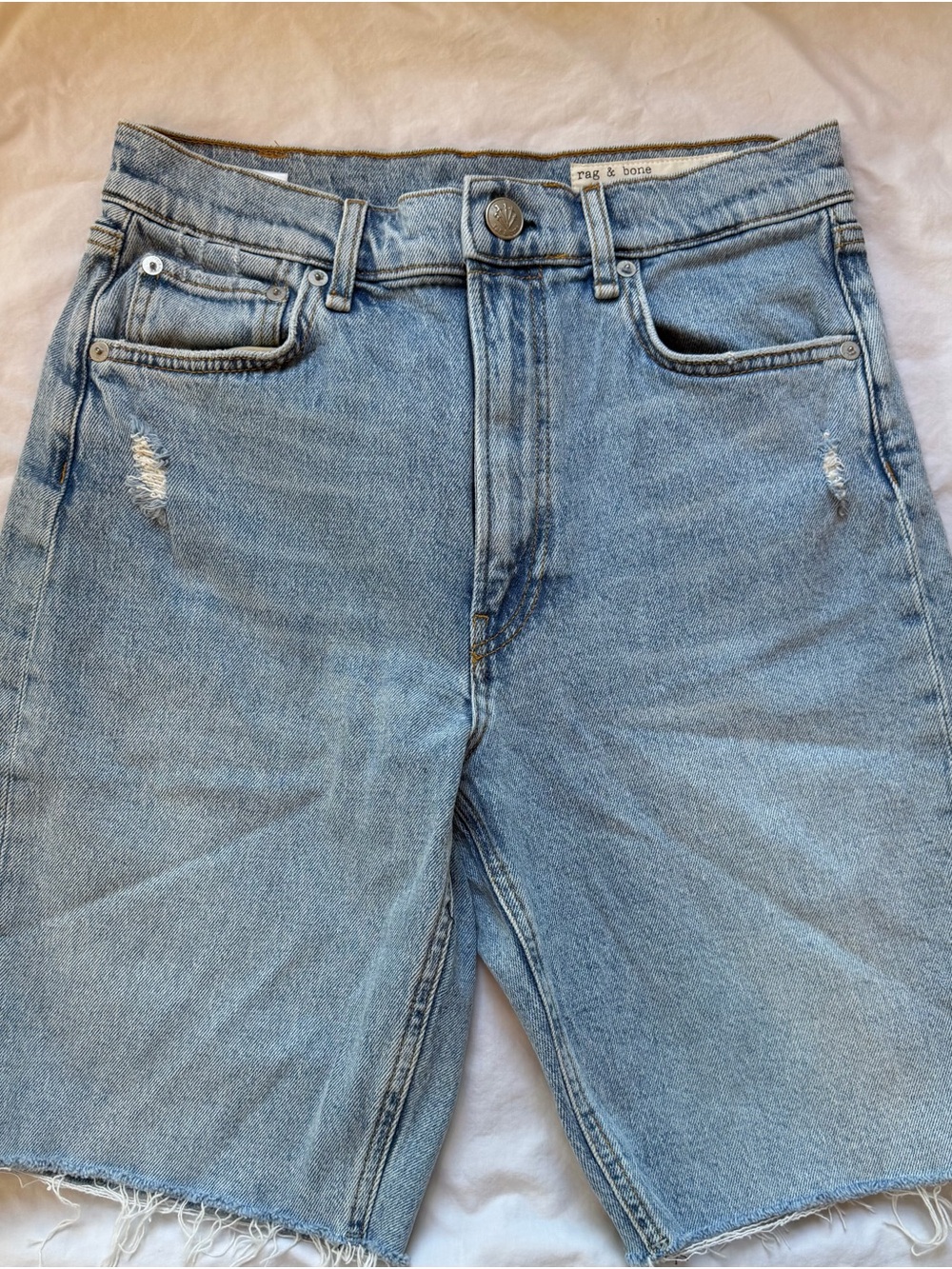 rag & bone Light Wash  Women's Denim Shorts